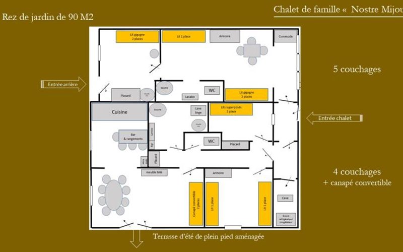 Location Appartement 9 personnes - Nostre Mijou à MOLINES EN QUEYRAS